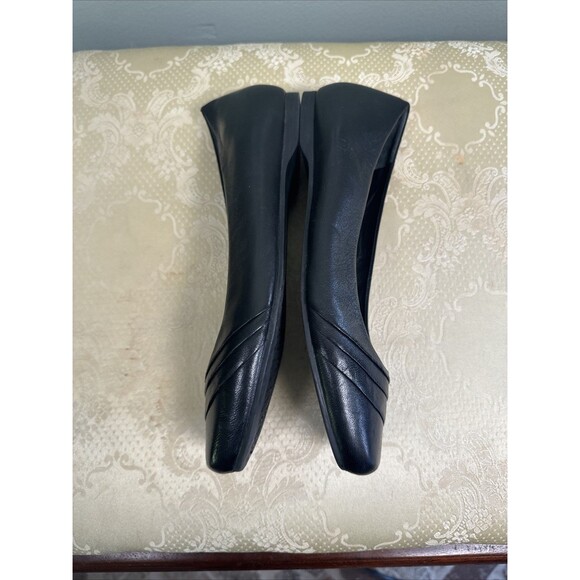 Gianni Bini Square Oval Toe Black Flats Women’s Size 7.5 SEE SCUFFS - Picture 12 of 14